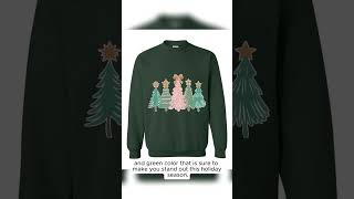 Merry Christmas Tree Sweatshirt Holiday Sweater Winter Christmas Sweatshirt [upl. by Ahsinna811]