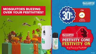 Mosquitoes buzzing over your festivities 30 OFF ON PEST CONTROL [upl. by Nakada]