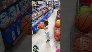 Basketball 🏀 dance rihey dancechallenge baby cute rihaynhay tiktoktrend funny calendar [upl. by Kiona]