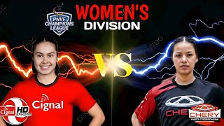 CIGNAL HD vs CHERY TIGGO  2024 PNVF CHAMPIONS LEAGUE WOMENS DIVISION LIVE SCORES [upl. by Reffineg606]