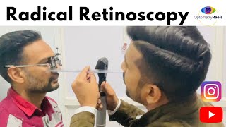 How to do Radical Retinoscopy  Perform retinoscopy even in dull reflex  Challenging Retinoscopy [upl. by Valdas]