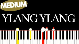 Fkj  Ylang Ylang Medium piano tutorial [upl. by Aleacem337]