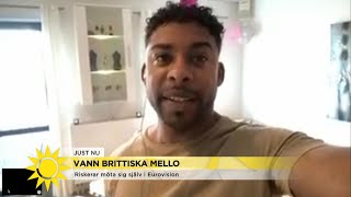 Artisten riskerar att möta sig själv i Eurovisionfinalen  Nyhetsmorgon TV4 [upl. by Dunning]