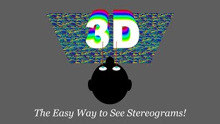 How to See  View a 3D Stereogram Hidden Image  Stereogram Tutorial [upl. by Novj482]