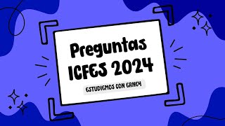 Resolviendo preguntas saber 11º  Preparación ICFES 2024 [upl. by Erdman]