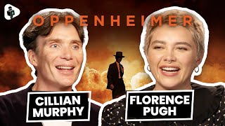 quotIm Irish Were TERRIBLE At Thisquot 😂 Oppenheimer Interview with Cillian Murphy amp Florence Pugh [upl. by Elleret671]