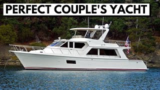 2023 OFFSHORE 54 Pilothouse YACHT TOUR Fast Trawler Liveaboard Boat [upl. by Notnek]