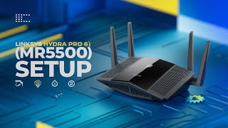 Linksys Hydra Pro 6 MR5500 setup [upl. by Ariaec]