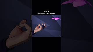 TOP 4 female MVP animations in Marvel Rivals marvelrivals marvelrivals2024 marvelrivalsgame fyp [upl. by Verada]