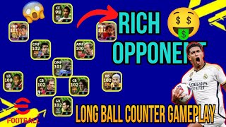 4141 Formation VS Rich 🤑 OPPONENT  Long ball counter Gameplay  efootball 2024 Mobile [upl. by Queri]