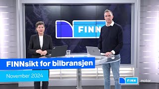 FINNsikt for bilbransjen November 2024 [upl. by Atikehs]