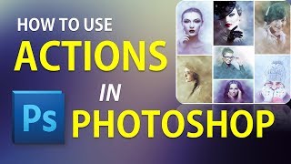 How to use Actions in Photoshop CS6  Wajahat Enterprises 2018 [upl. by Enialehs]