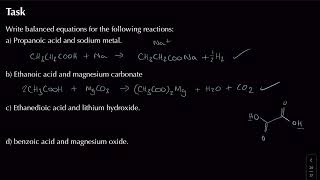 Carboxylic Acids  Module 6 Organic Chemistry and Analysis  Chemistry  A Level  OCR A [upl. by Perrins]