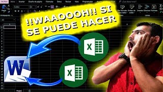 😱Combinacion de CORRESPONDENCIA entre WORD y VARIAS HOJAS de EXCEL🔁  SIN MACROS [upl. by Nylhsa]