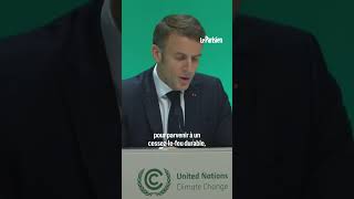 Guerre IsraëlHamas  Emmanuel Macron appelle à « redoubler defforts pour parvenir à un cessezle f [upl. by Eimoan]