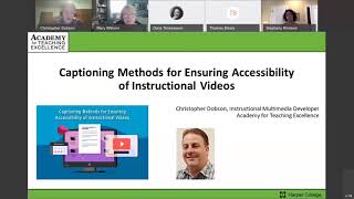 Captioning Methods for Ensuring Accessibility of Instructional Videos [upl. by Edouard]