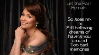 Let the Pain Remain by Lea Salonga [upl. by Aramenta]