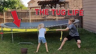 Review of Tug of War Rope with Flag for Kids Teens and Adults Soft Cotton Rope [upl. by Ynnej]