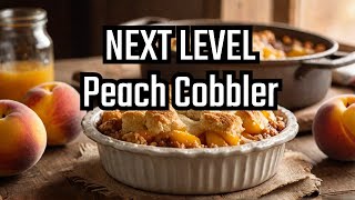 Peach Cobbler The Secret Ingredient That Will Take It to the NEXT LEVEL [upl. by Asenab]