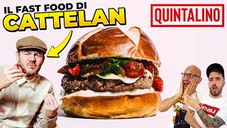 Il FAST FOOD di CATTELAN è BUONO  Proviamo Quintalino [upl. by Hassi]