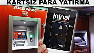 ininal akbank kartsız para yükleme  ininal kartsız para yatırma  ininal komisyonsuz para yükleme [upl. by Rimidalg]