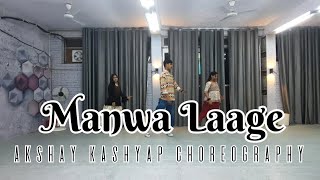 Manwa Laage  Dance Cover  Bollywood Song  Indian Dance  Akshay Kashyap Choreography [upl. by Athalee92]