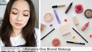 Peripera One Brand Full Face Makeup  First Impressions amp Review [upl. by Anwahsiek578]