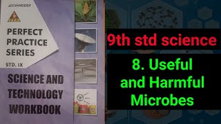 9th std  8Useful and Harmful Microbes [upl. by Joseito]