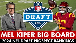 UPDATED Mel Kiper 2024 NFL Draft Big Board  Top 25 Prospects Led By Caleb Williams [upl. by Ajna]