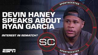 Devin Haney reacts to Ryan Garcia’s positive drug test This guy showed his character  SportsCenter [upl. by Awra955]