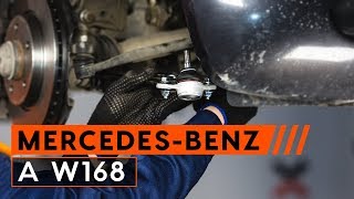 Wie MERCEDES W168 Querlenker vorderen wechseln AUTODOC TUTORIAL [upl. by Elawalo]