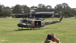 Australian Army UH1H Huey Iroquois farewell flight 2007 [upl. by Banwell873]