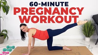 FULL BODY Pregnancy Workout 🔥 1 HOUR Pregnancy Exercises For 1st 2nd 3rd Trimester [upl. by Ferwerda486]