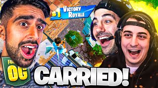 Vikkstar123 came BACK to carry the boys in OG Fortnite [upl. by Enifesoj]