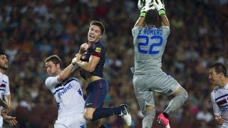 Barcelona vs Sampdoria 01 All Goals amp Full Highlights 20082012 Gamper Trophy [upl. by Adnawyt]