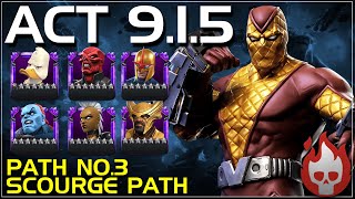 MCOC Act 915  Path 03  The Scourge Path  Venom vs Shocker  2024 [upl. by Euphemia]