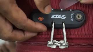 2 mins Trick to Unlock Any TSA Luggage Lock [upl. by Priebe]