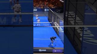 Mike Yanguas INCREÍBLE CONTRA vs Chingotto Galan padel premierpadel padelhighlights padelvideos [upl. by Aneehsit763]