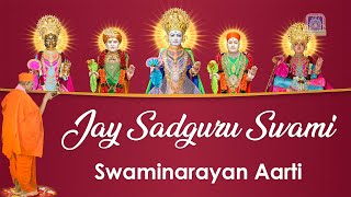 Jay Sadguru Swami Aarti with Gujarati amp English Lyrics  Swaminarayan Aarti [upl. by Flor]