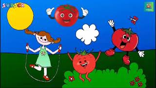 Aaha Tamatar Bade Mazedar  Aha Tamatar Bade Mazedaar  Tamatar Song  Best songs for kids [upl. by Vivica140]