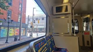 Onboard Maryland Tram 5034  Lexington MarketBaltimore Arena [upl. by Masson526]