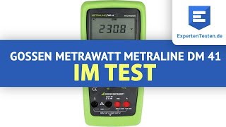 HandMultimeter Review METRALINE DM 41 von Gossen Metrawatt im Test 2021 [upl. by Sapers]