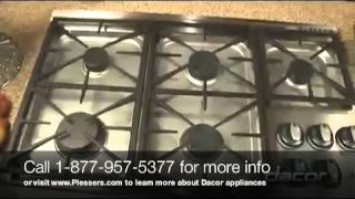 Dacor cooktop RGC365SNGand Dacor appliances from Plesserscom [upl. by Alrak]