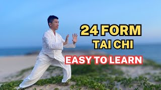 25 Minutes 24 Form Tai Chi Tutorial  Part 1  YangStyle 24 Form Tai Chi [upl. by Alene500]