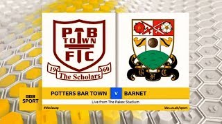 POTTERS BAR TOWN v BARNET FC  2019 [upl. by Akehsar]