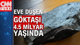 Evin çatısını kıran taşın meteor olduğu ortaya çıktı quotYıllardır uzayda dolaşıyordu dünyaya düştüquot [upl. by Marilla]