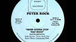 Peter Rock  Never Gonna Stop That Rock [upl. by Cedar]