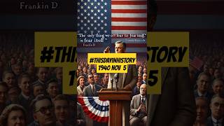 Roosevelts Bold Third Term history HistoricMoments thisdayinhistory AmericanHistory shorts [upl. by Tertius]