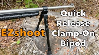 EZshoot BarrelMounted ClampOn Bipod [upl. by Ikik]