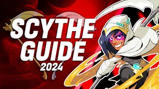 Brawlhalla Scythe Combos amp Gameplay Guide 2024 [upl. by Atnaloj]